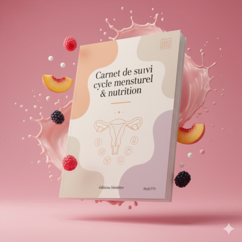 CARNET - “Carnet de suivi cycle menstruel & nutrition”