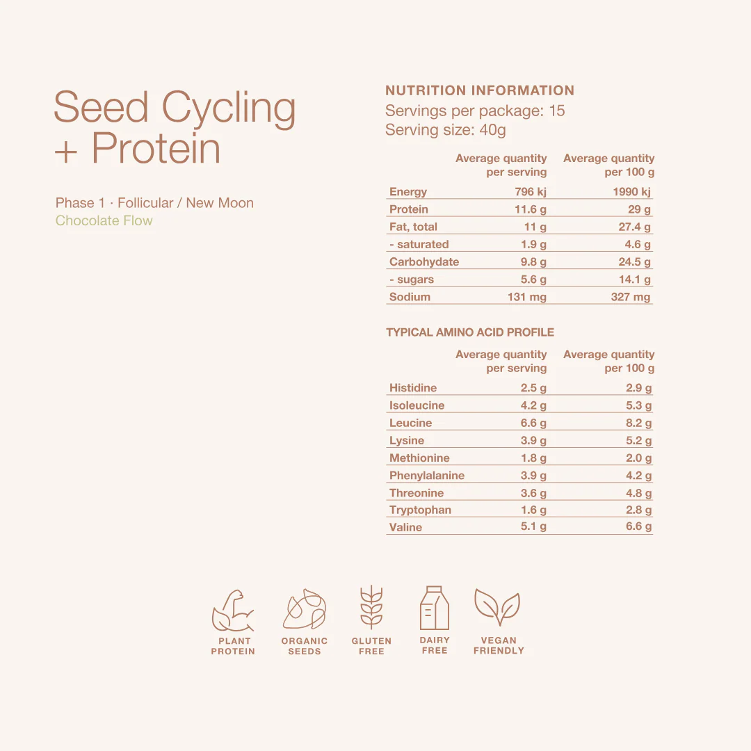 Cycle menstruel - Seed Cycling + Proteine Duo