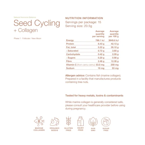 Seed Cycling + Collagène
