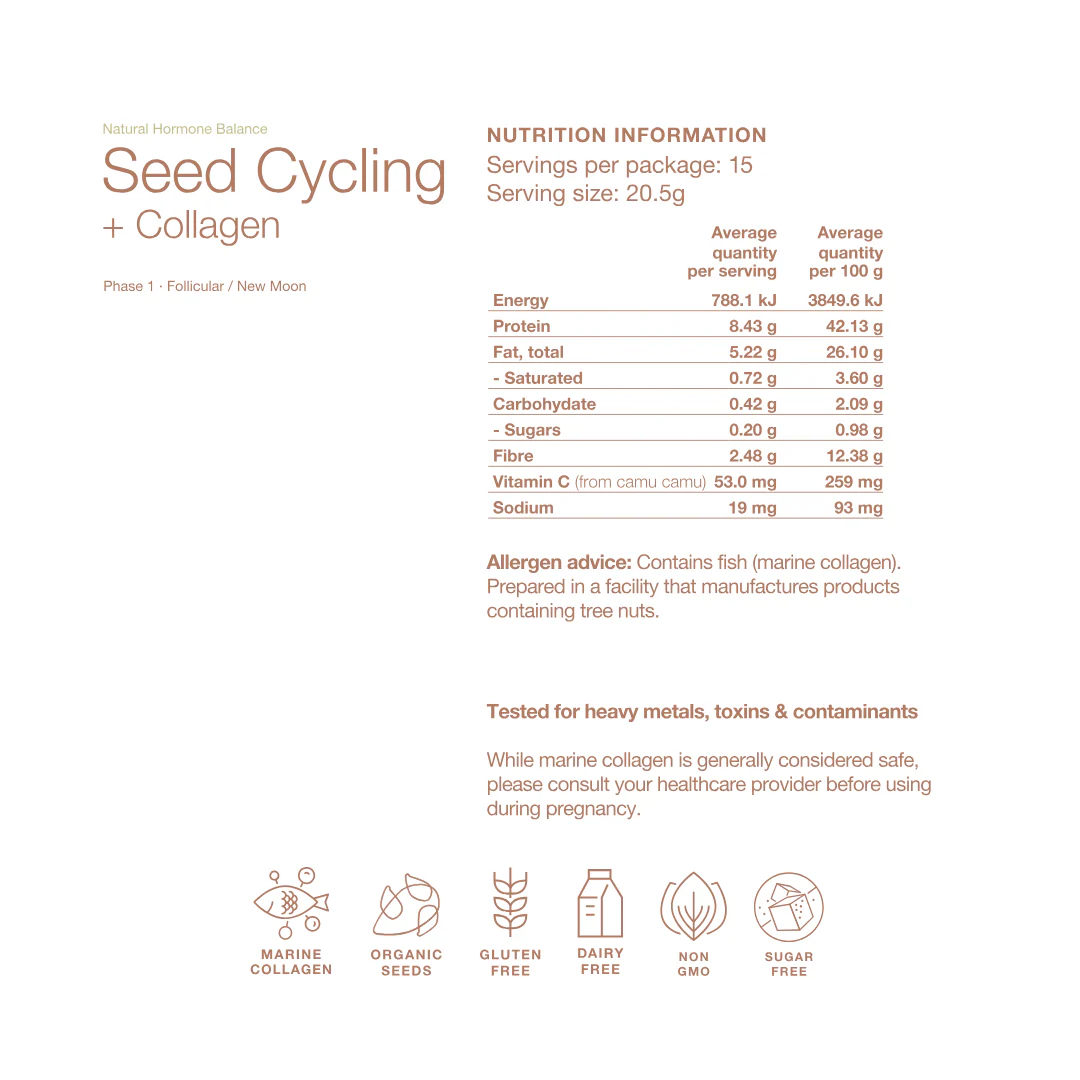 Seed Cycling + Collagène