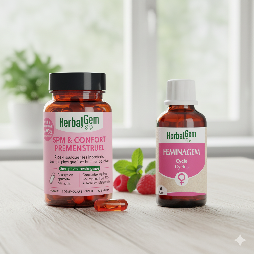HERBALGEM | Duo pack complément alimentaire SPM & FeminaGem